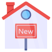 external New-Home-real-estate-vectorslab-flat-vectorslab icon