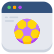 external Online-Football-Match-sports-vectorslab-flat-vectorslab icon