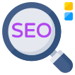 external Search-Engine-Optimization-business-presentations-and-meetings-vectorslab-flat-vectorslab icon