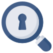 external Search-Lock-security-vectorslab-flat-vectorslab icon