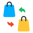 external Shopping-Exchange-ecommerce-and-shopping-vectorslab-flat-vectorslab icon