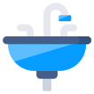external Sink-kitchen-and-home-utensils-vectorslab-flat-vectorslab icon