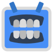 external Teeth-Gum-health-care-and-medical-vectorslab-flat-vectorslab icon