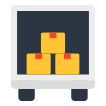 external Truck-Loading-delivery-and-logistic-vectorslab-flat-vectorslab icon