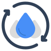 external Water-Recycling-weather-vectorslab-flat-vectorslab icon