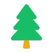 external pine-tree-travel-and-tour-camping-and-navigation-vectorslab-flat-vectorslab icon