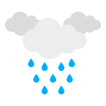 external rainfall-weather-and-season-vectorslab-flat-vectorslab-7 icon