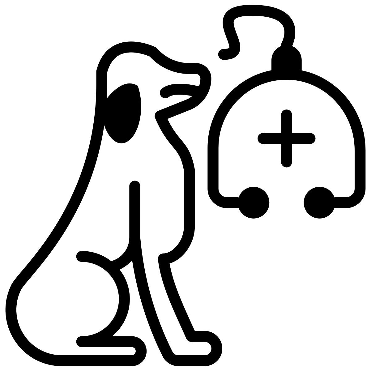 rescue dog icon