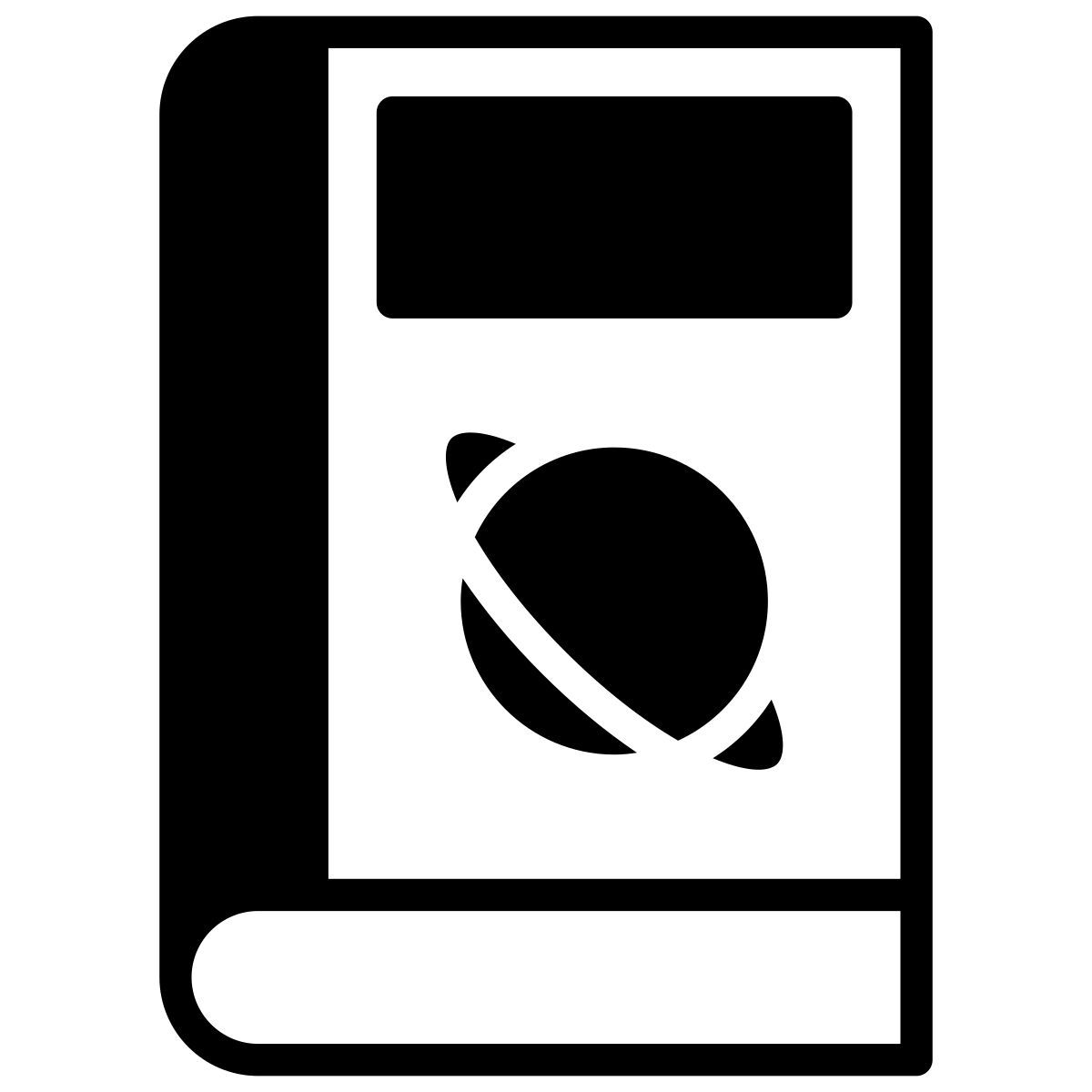 book about space icon