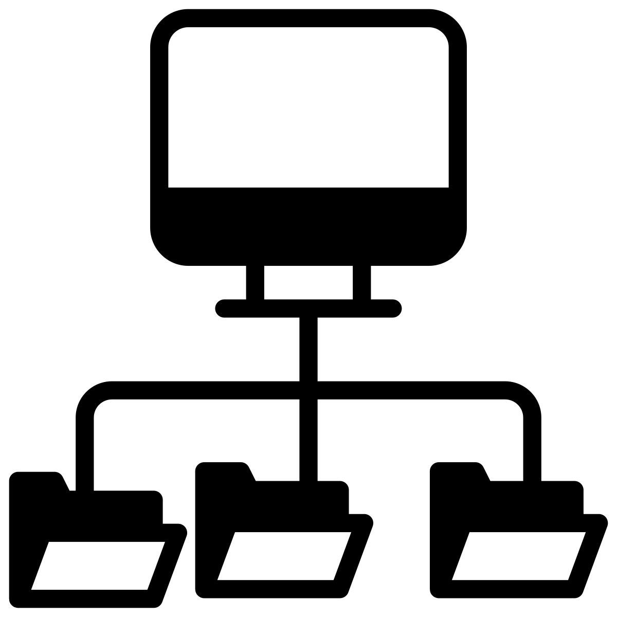 gestión de carpetas icon