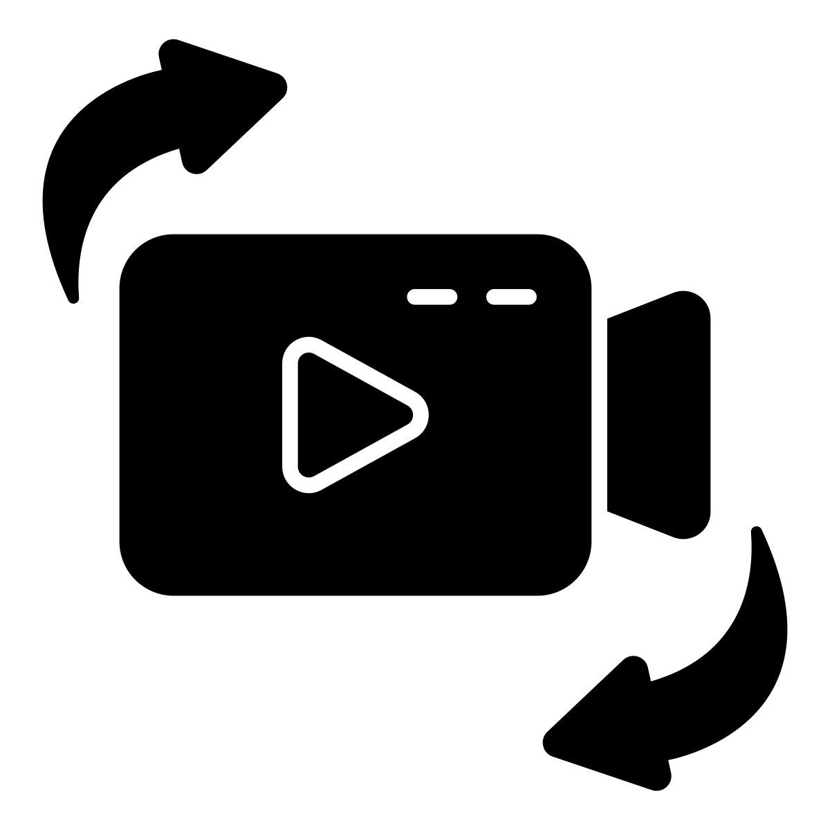 360 degree video camera icon
