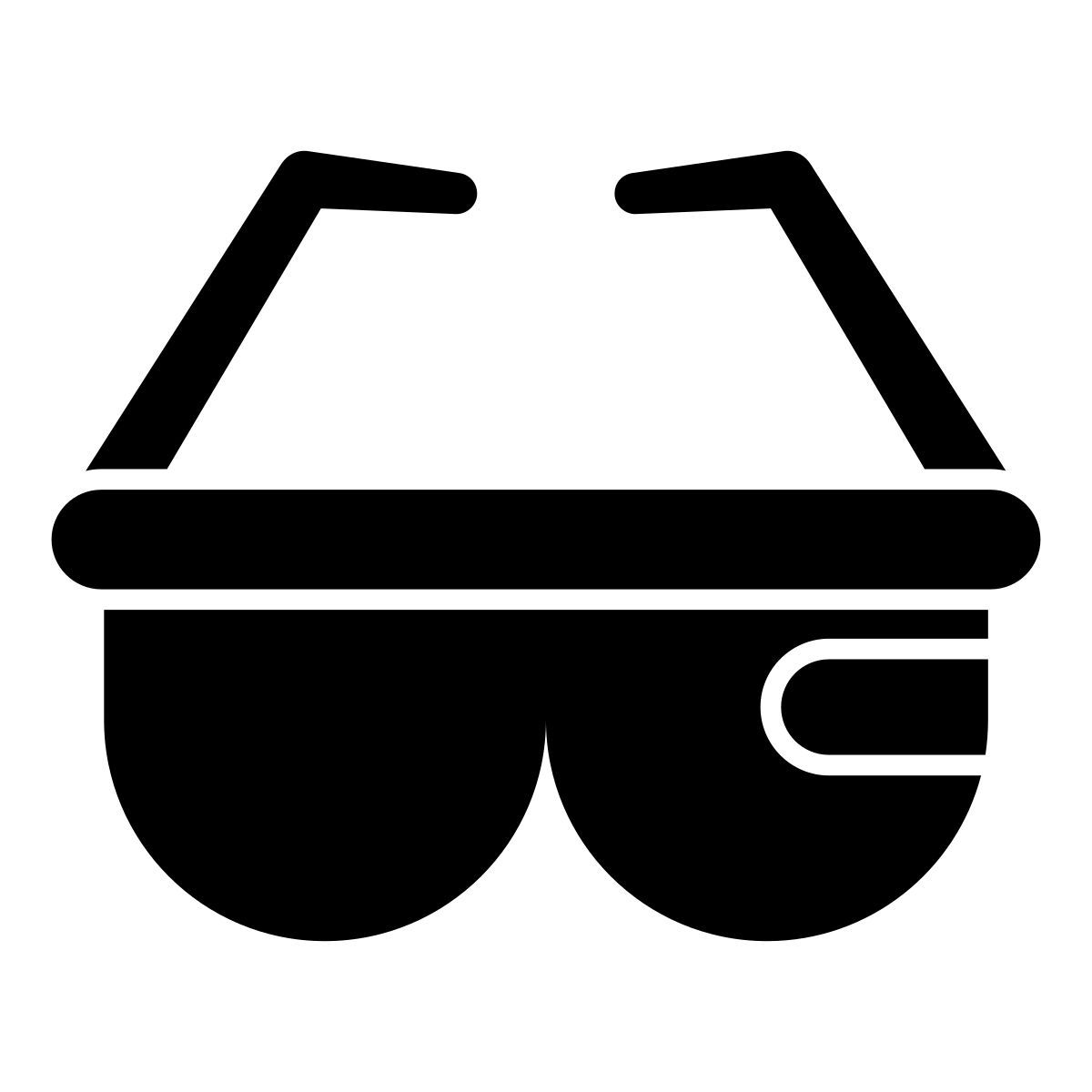 occhiali 3d icon