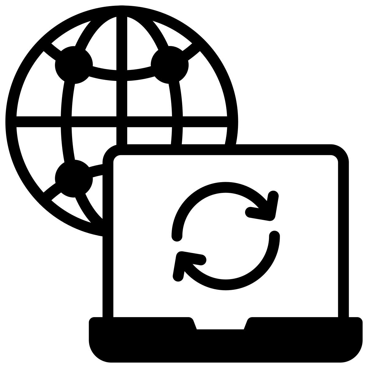 conexão global icon