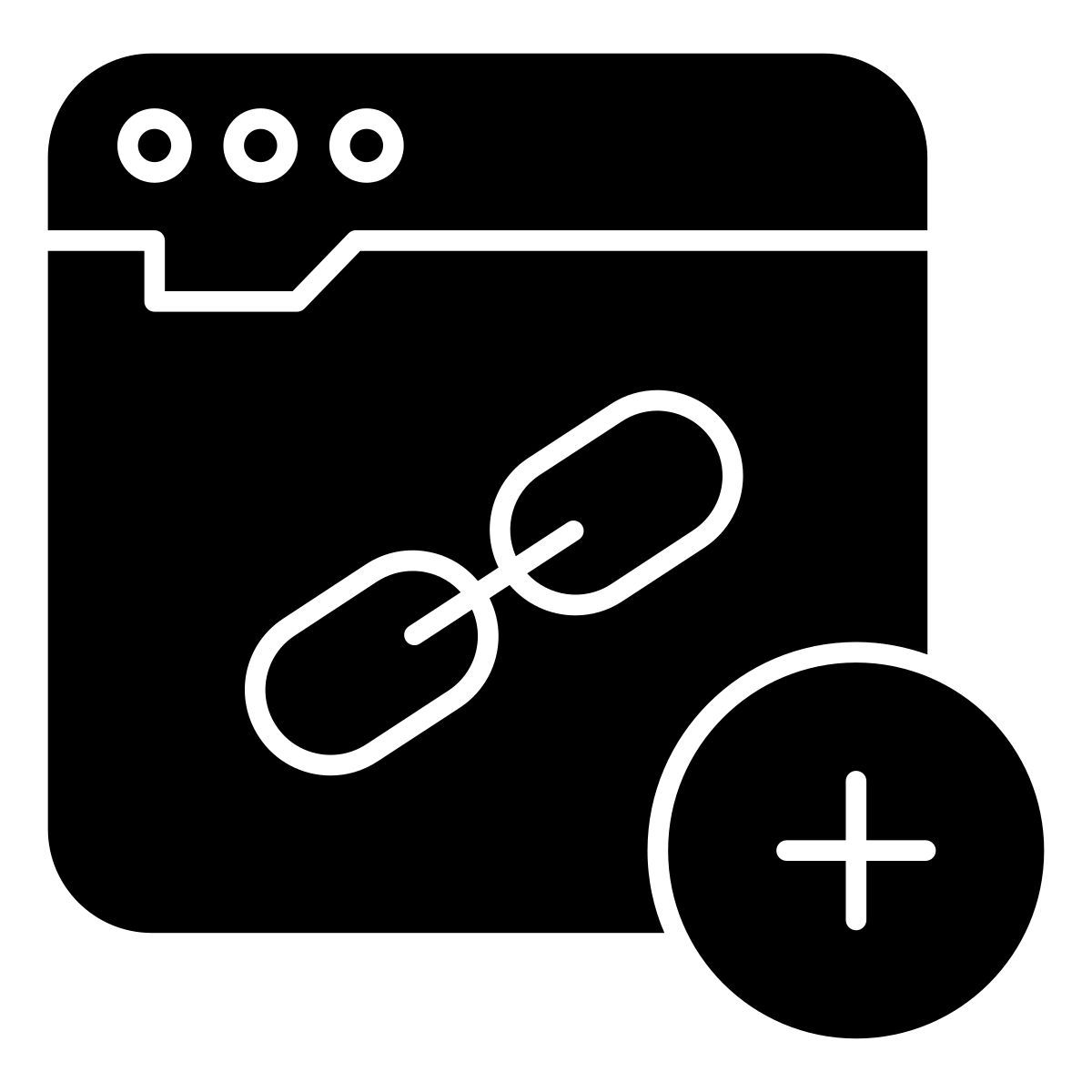 add web linkage icon