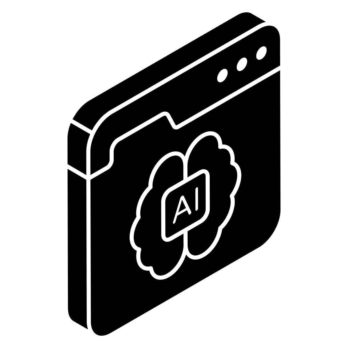 ai brain icon