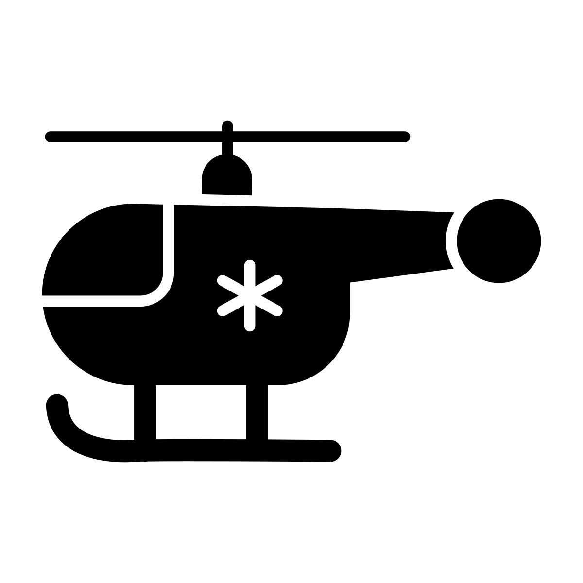 medical helicopter icon