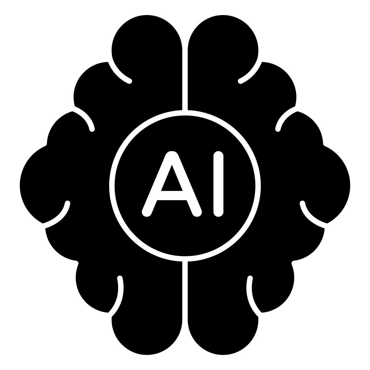 cerebro artificial icon