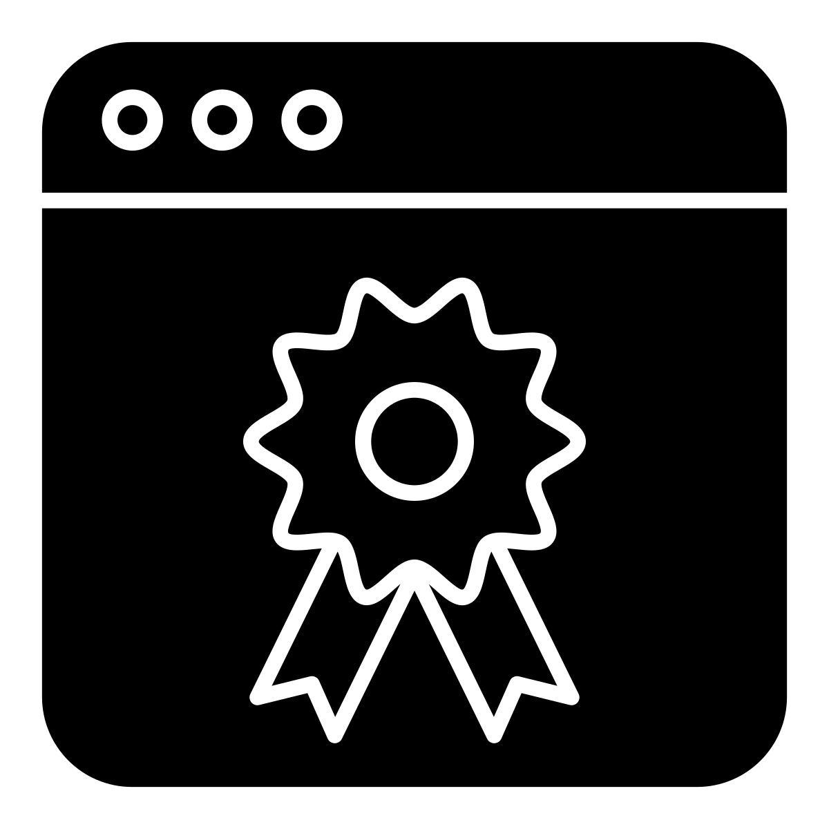 awarded website icon