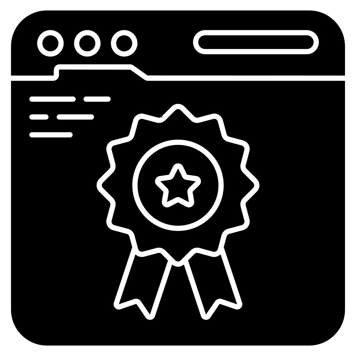 ausgezeichnete website icon