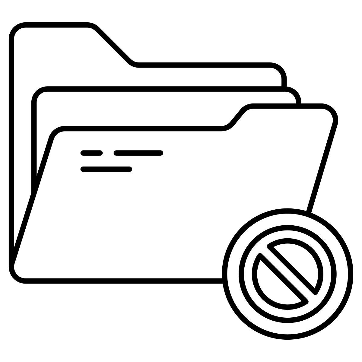 금지 폴더 icon