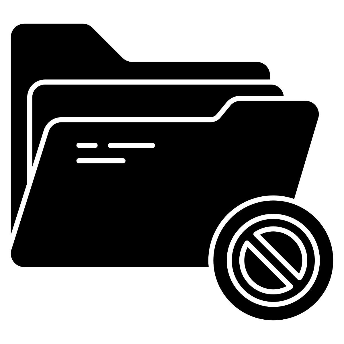 금지 폴더 icon