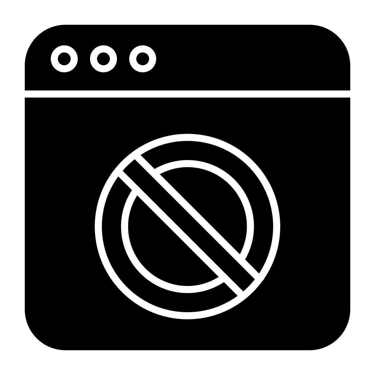 ban website icon