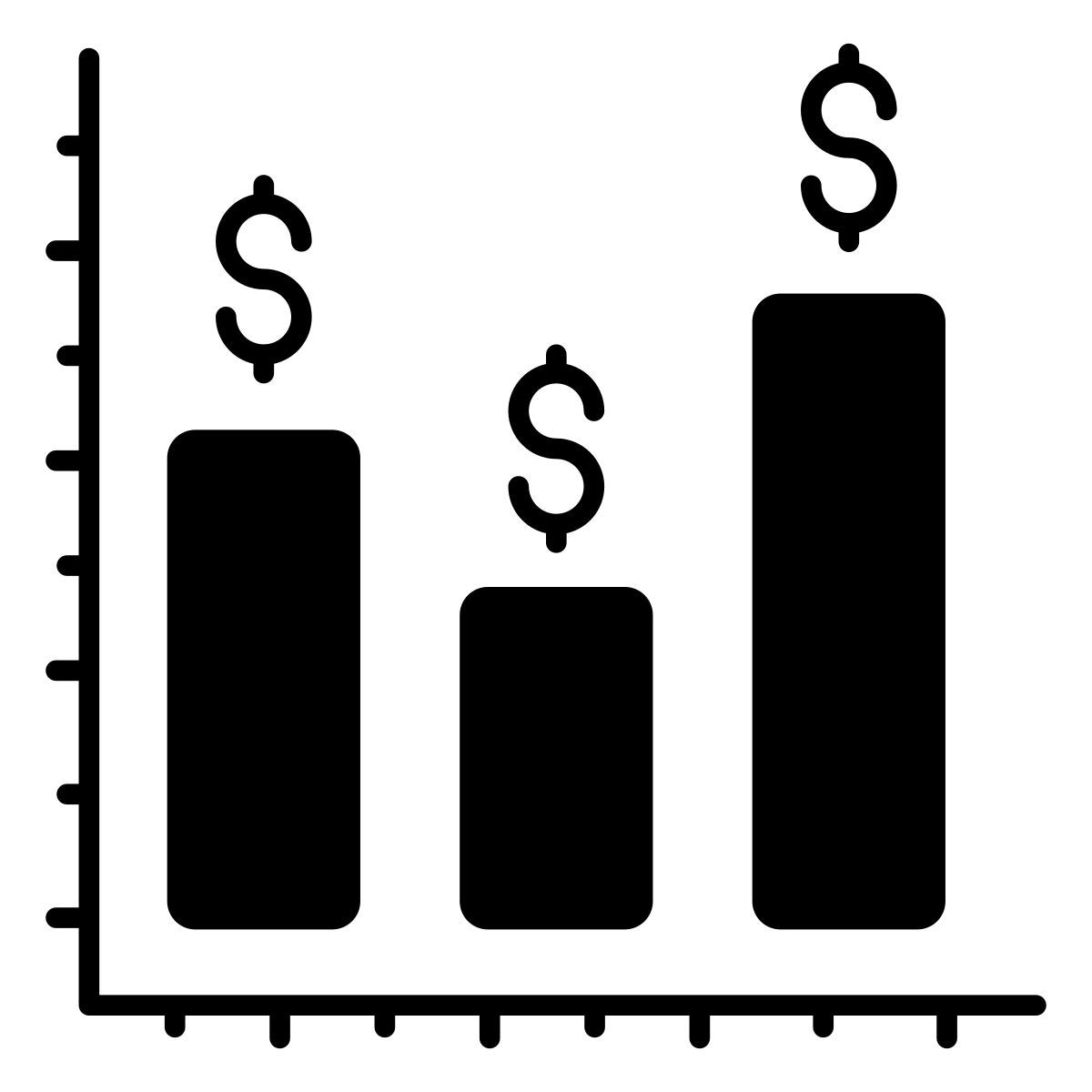 bar chart icon