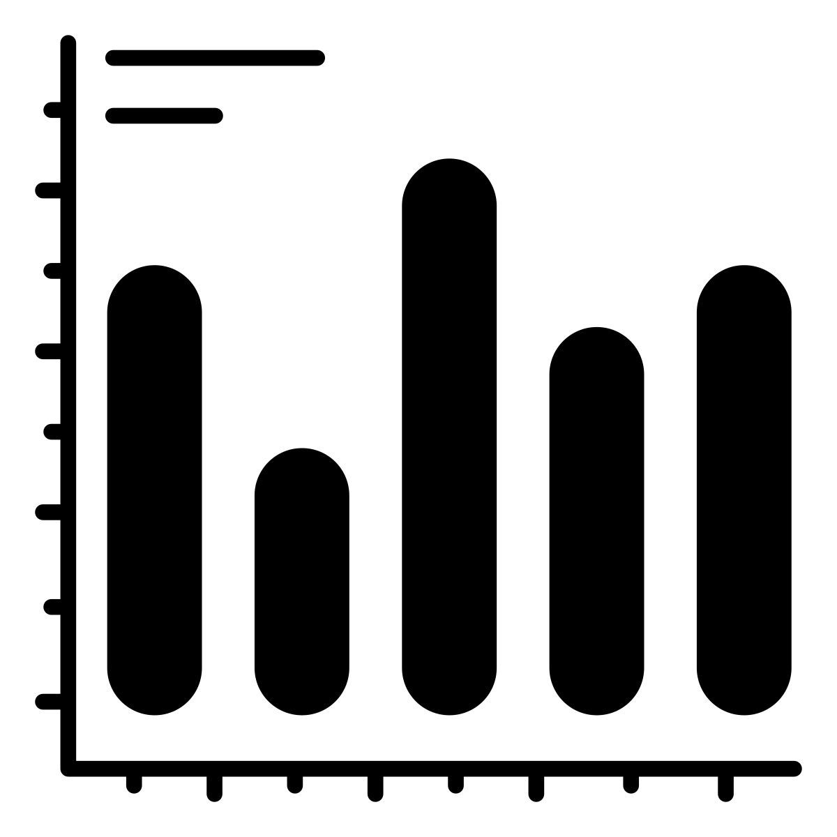 bar chart icon