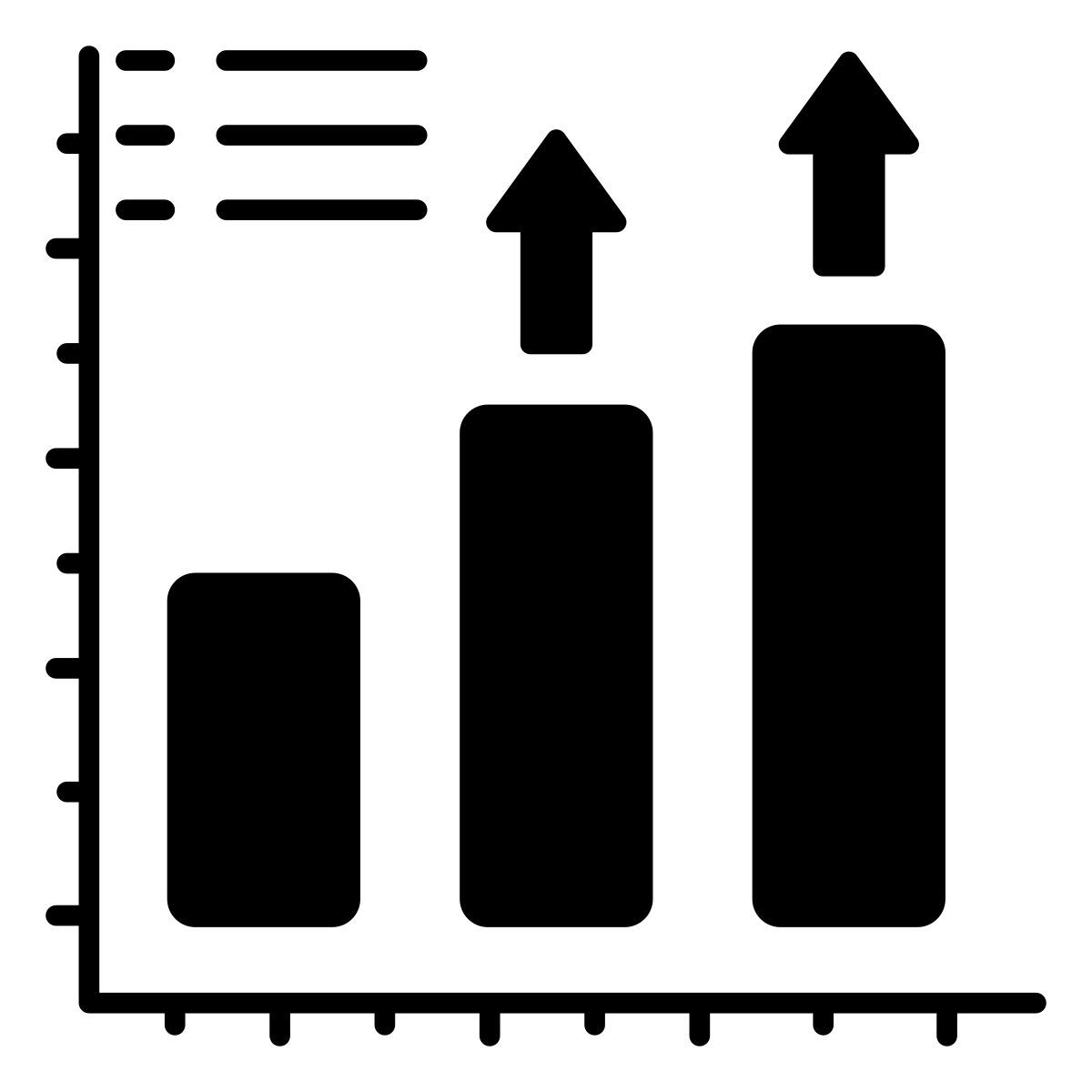 bar chart icon