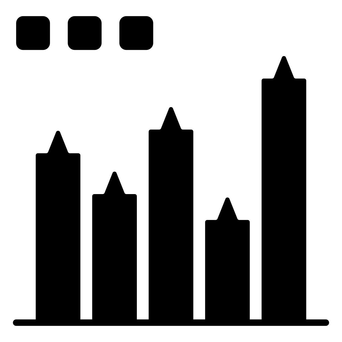 bar graph icon