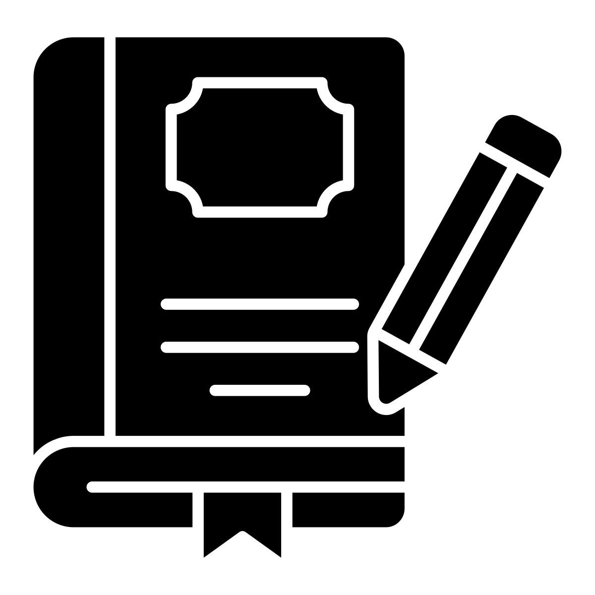 book writing icon