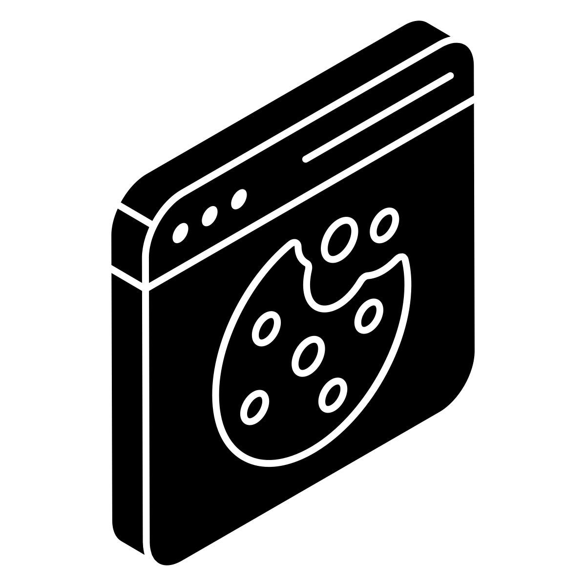 bubble eating game icon