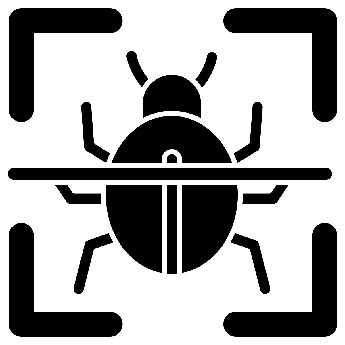 bug scanning icon