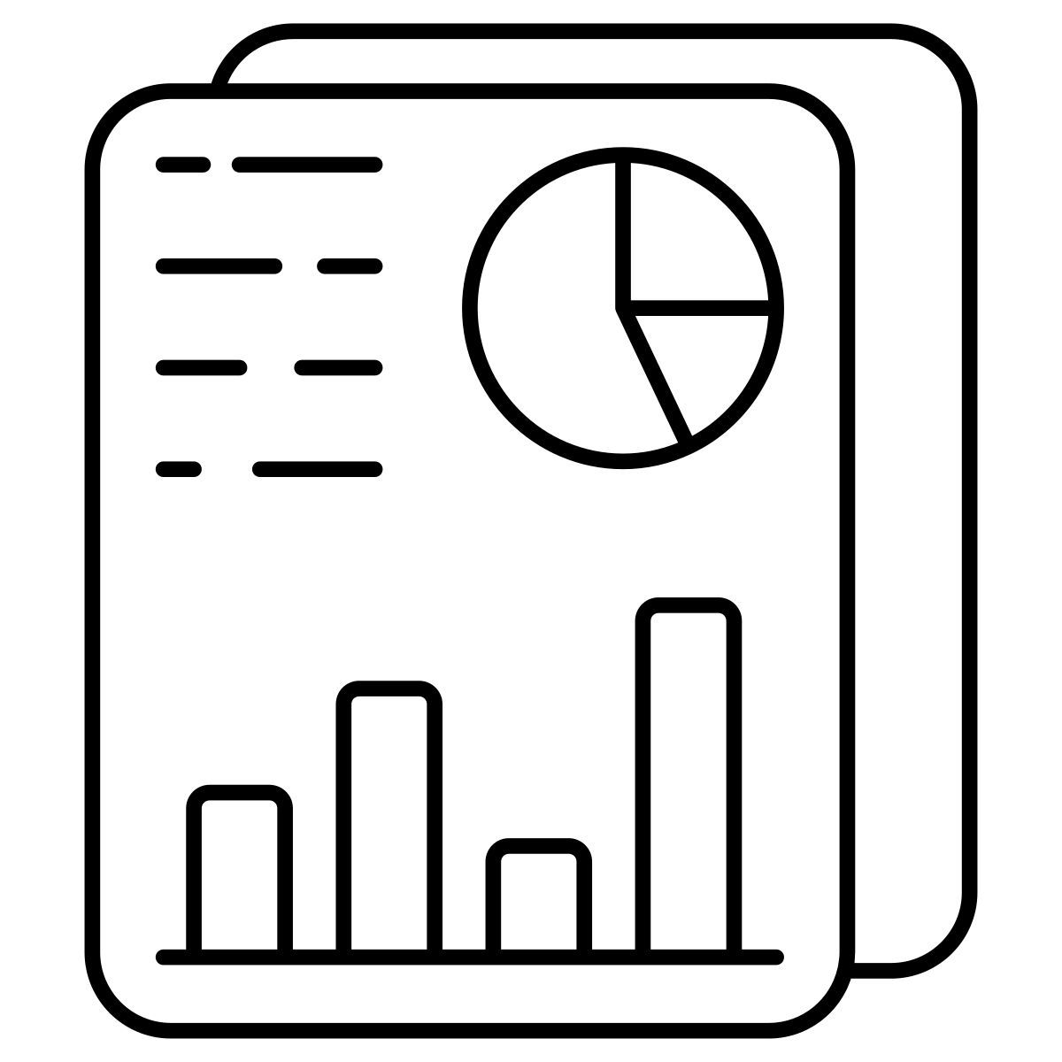 informe de negocios icon