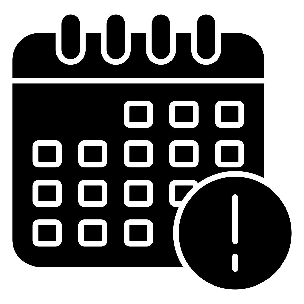 calendar error icon