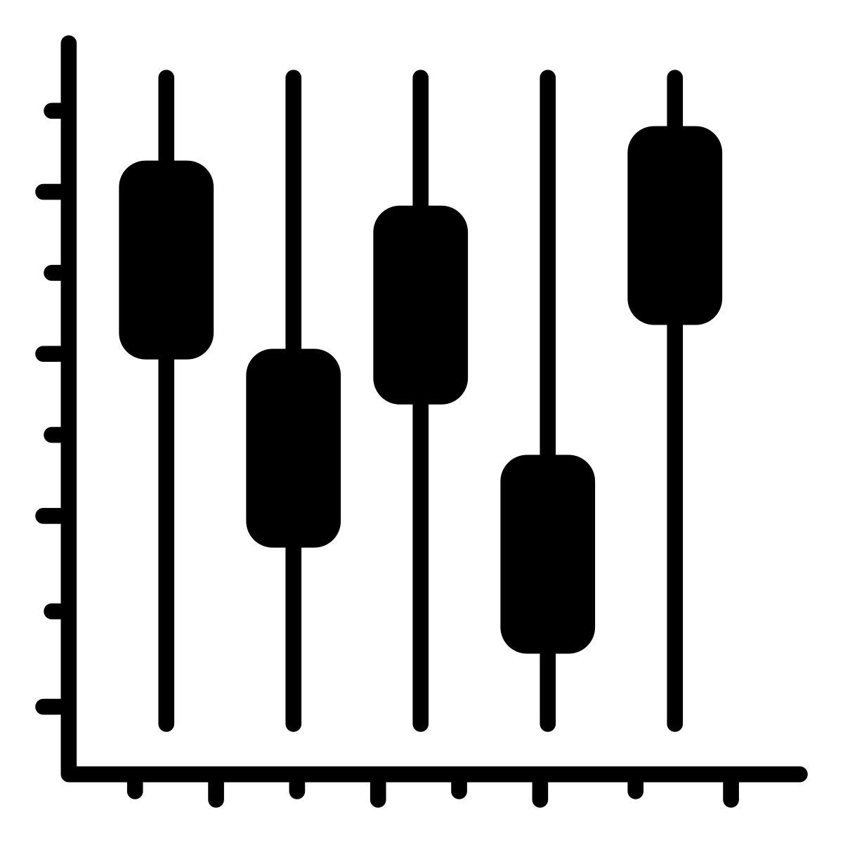 candlestick chart icon
