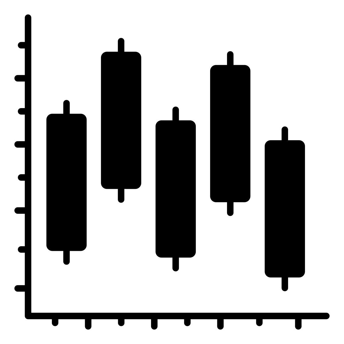 candlestick chart icon