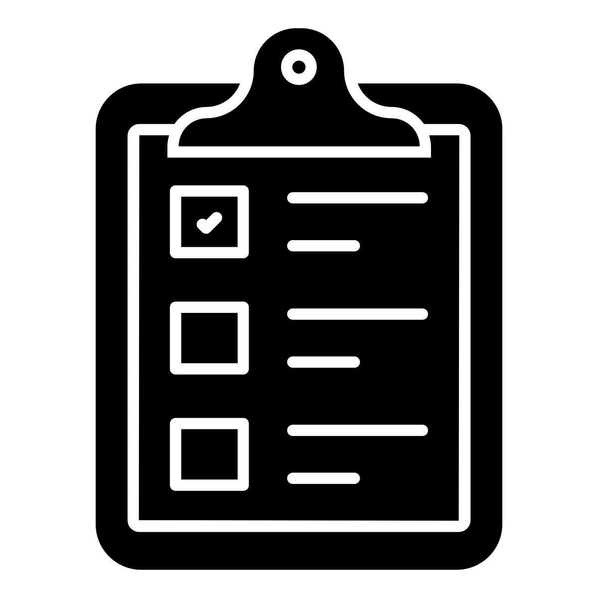 lista di controllo icon