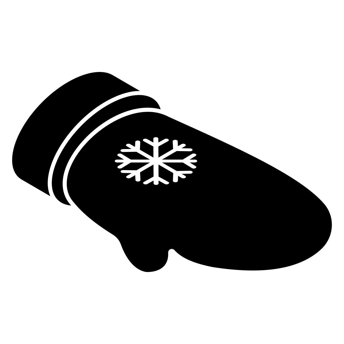 christmas mitten icon