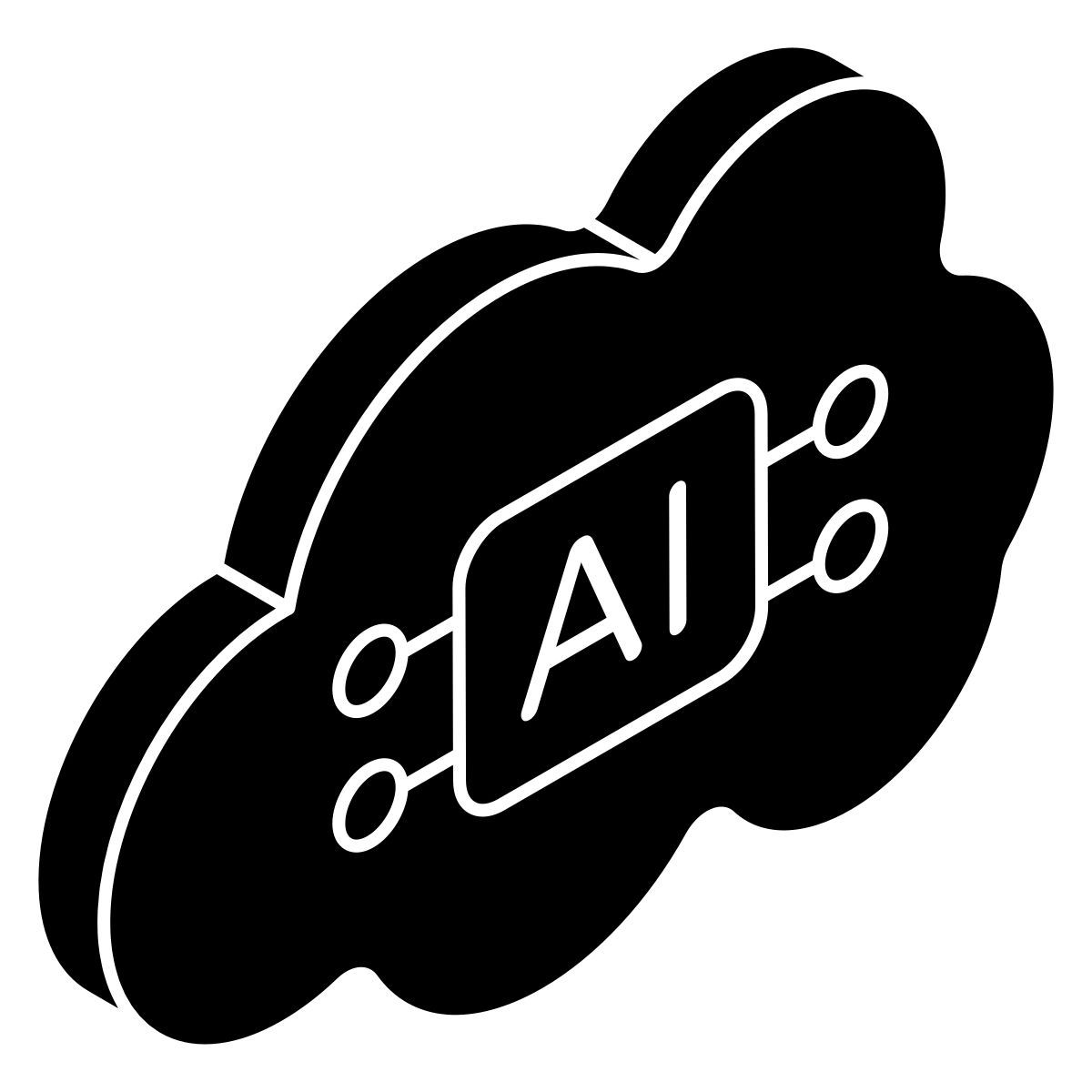 cloud ai icon