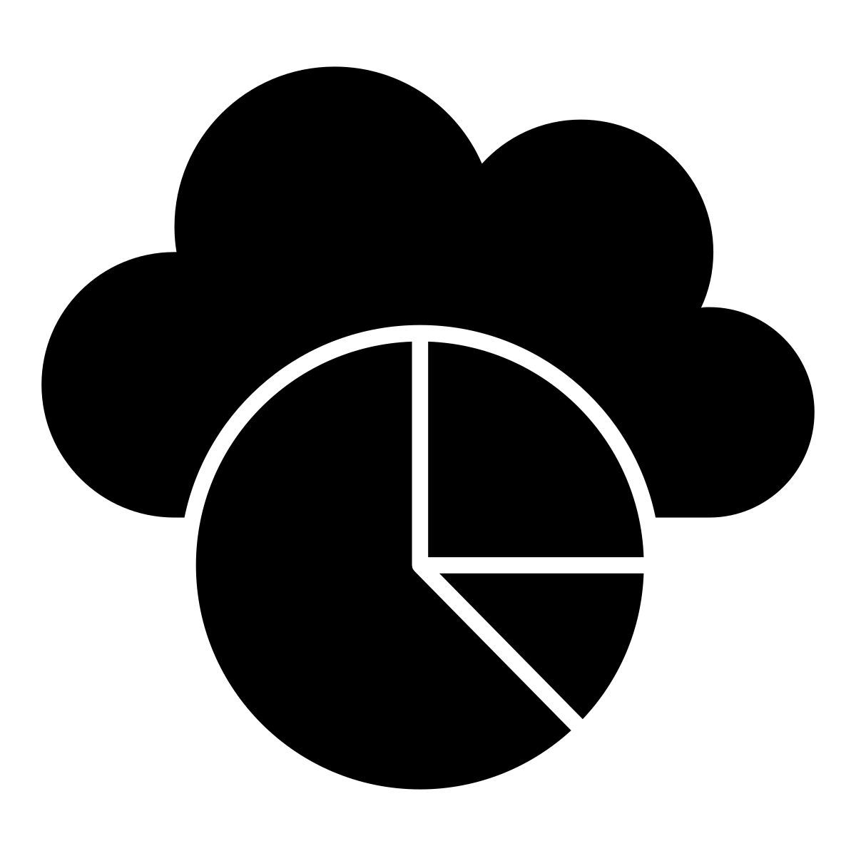 cloud analytics icon