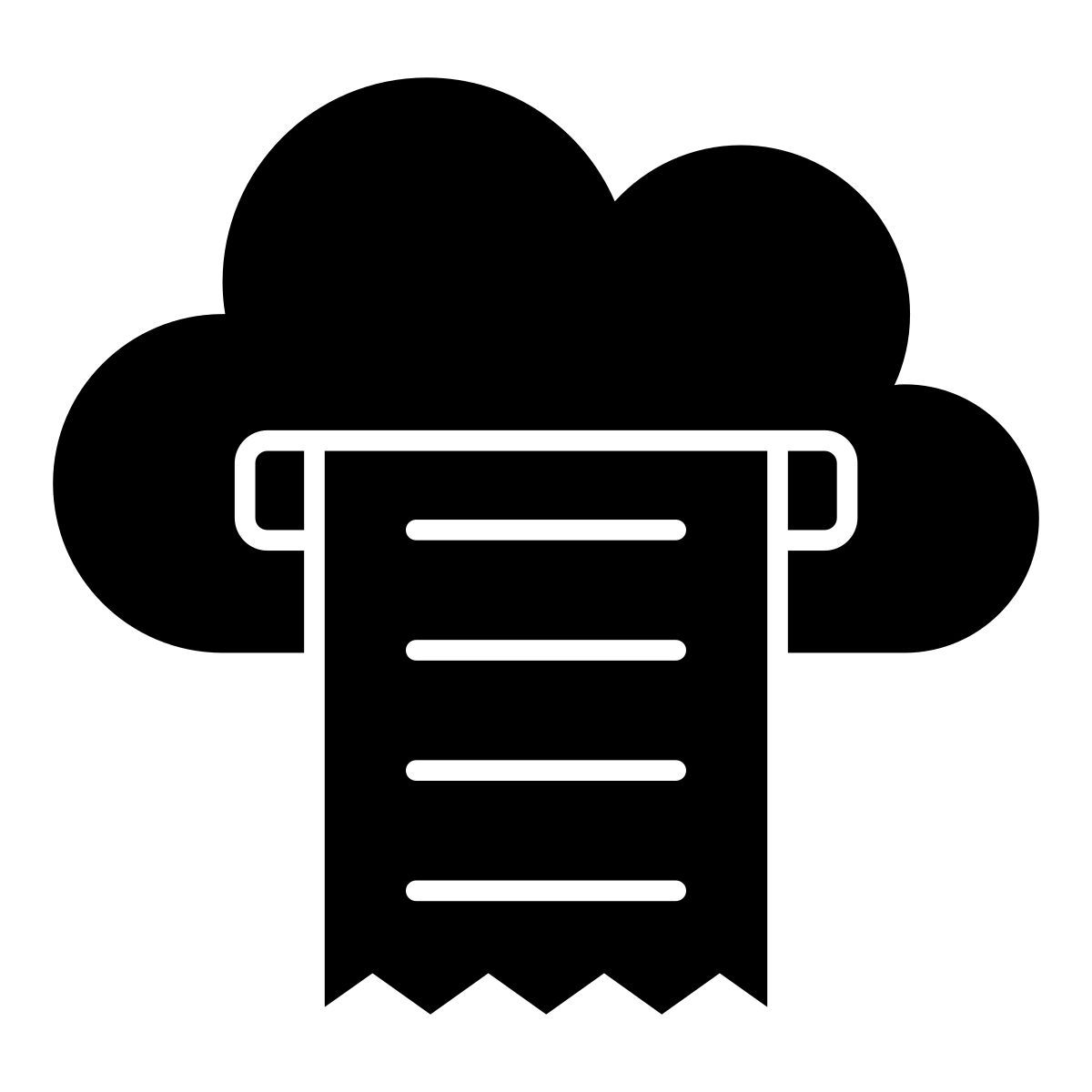 cloud bill icon