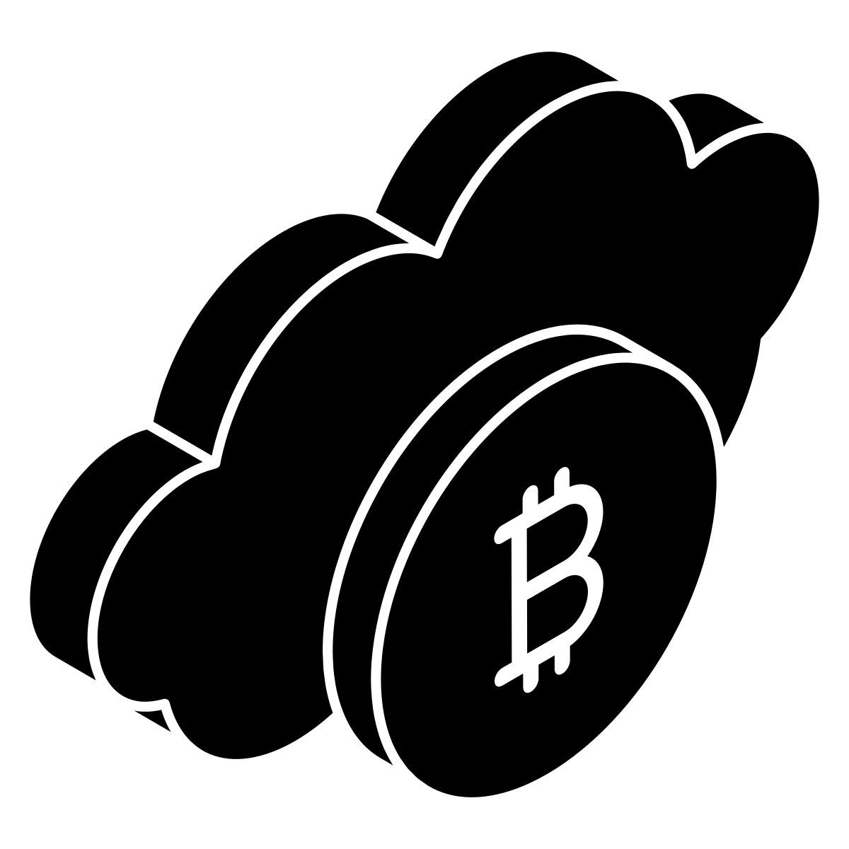 cloud bitcoin icon