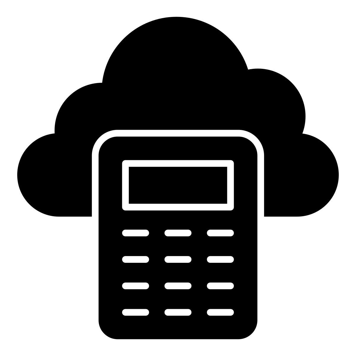cloud calculator icon