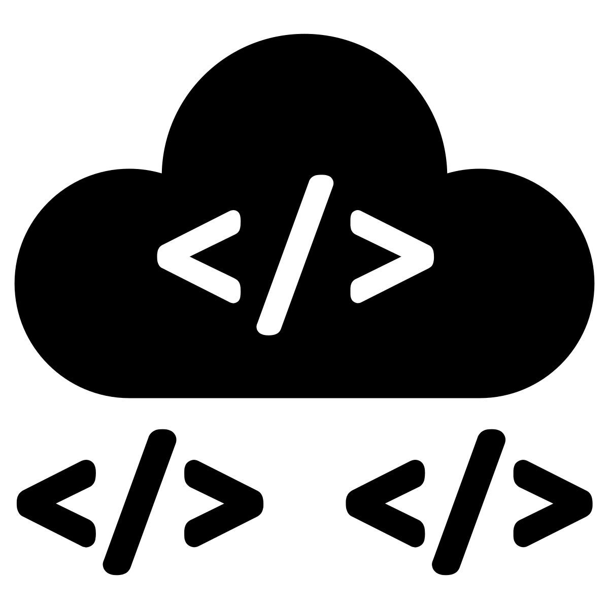 cloud programming icon