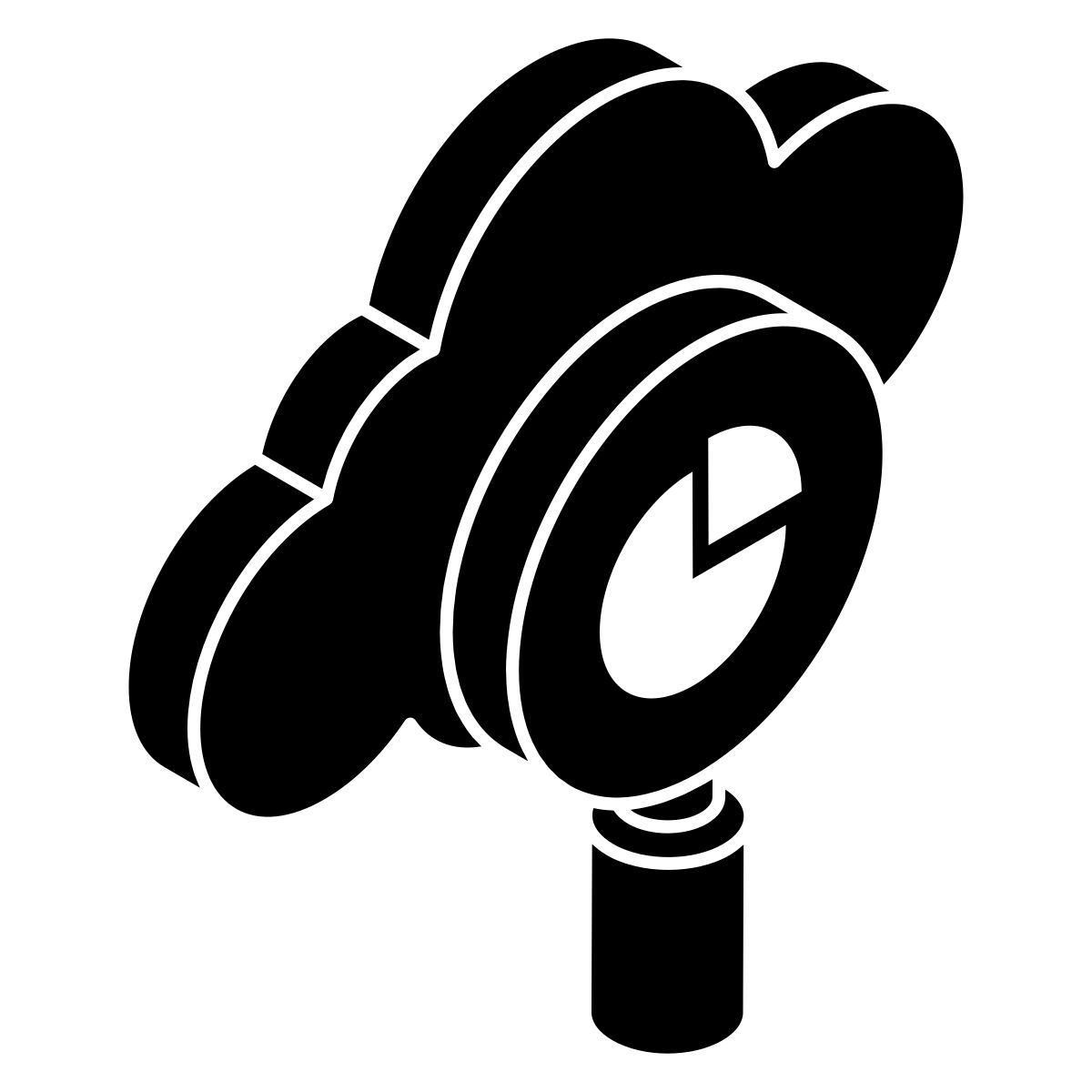 búsqueda de datos en la nube icon