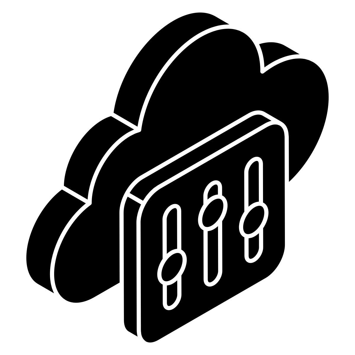 cloud equalizer icon