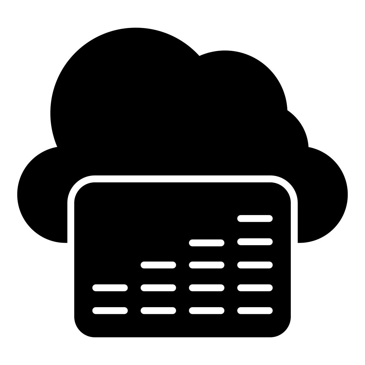cloud equalizer icon