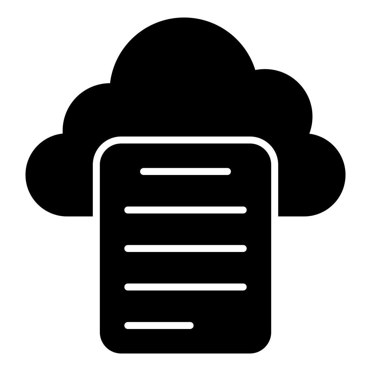 cloud file icon
