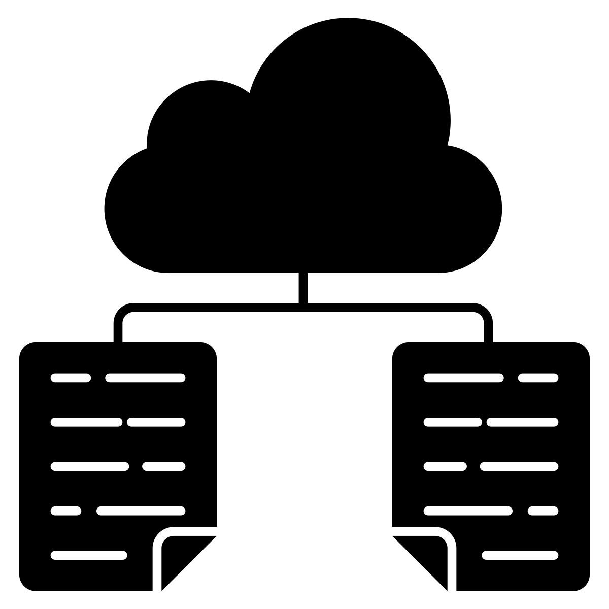 fichiers cloud icon